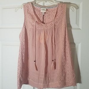 Knox Rose boho dusty pink top